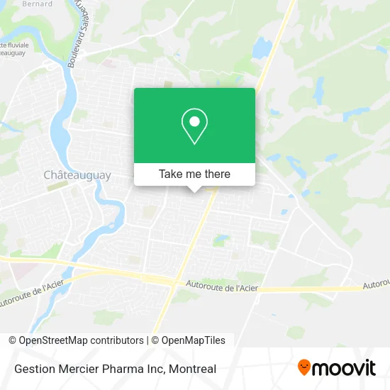 Gestion Mercier Pharma Inc map