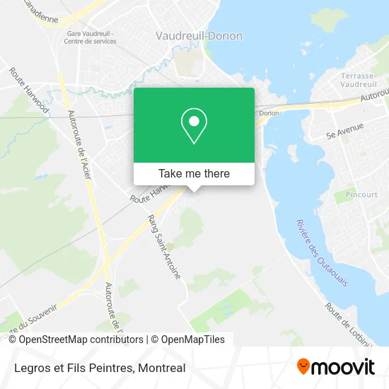 Legros et Fils Peintres map
