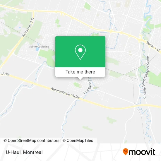 U-Haul map