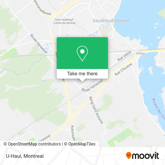 U-Haul map
