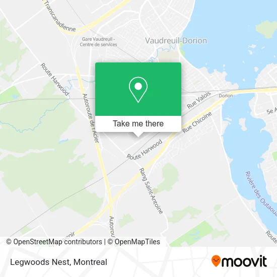 Legwoods Nest map