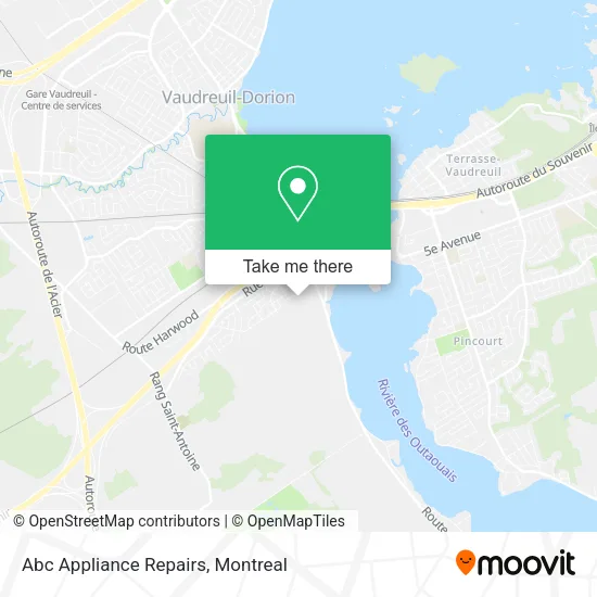 Abc Appliance Repairs map