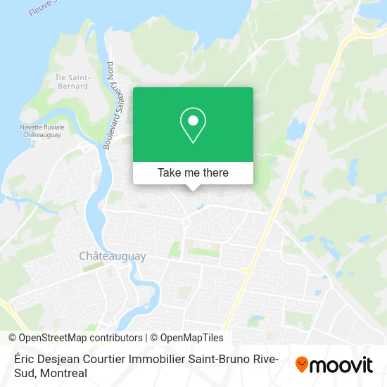 Éric Desjean Courtier Immobilier Saint-Bruno Rive-Sud map