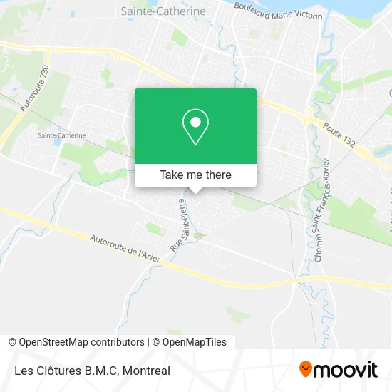 Les Clôtures B.M.C map