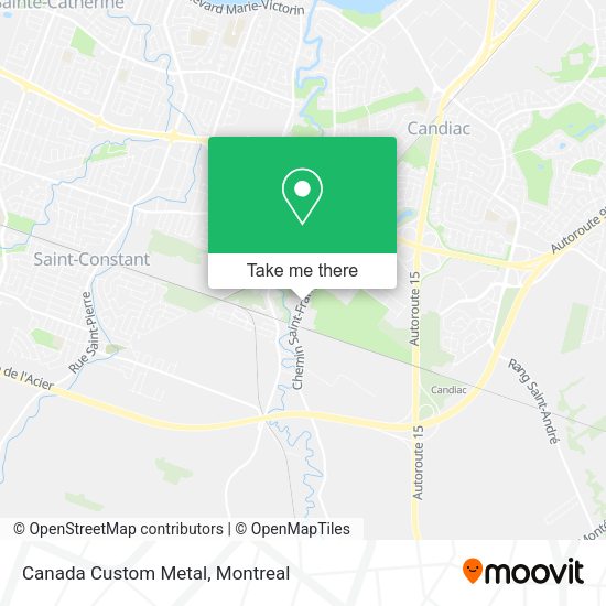 Canada Custom Metal map