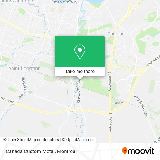 Canada Custom Metal map