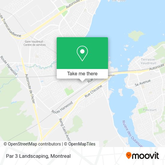 Par 3 Landscaping map
