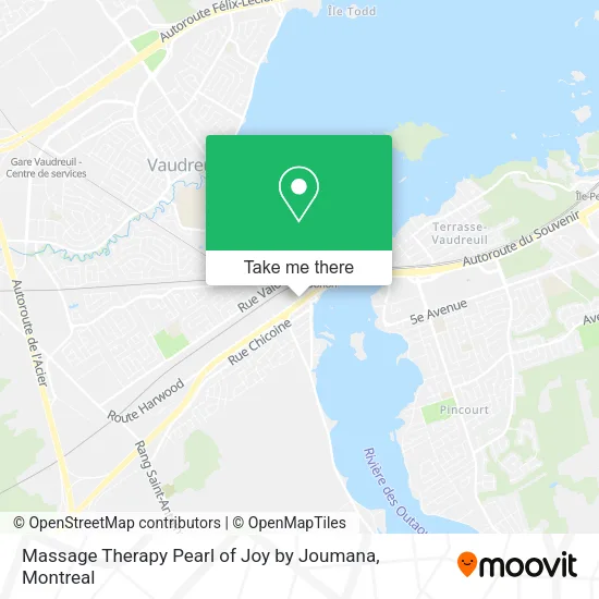 Massage Therapy Pearl of Joy by Joumana map