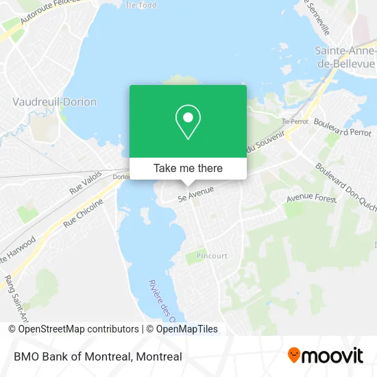 BMO Bank of Montreal map