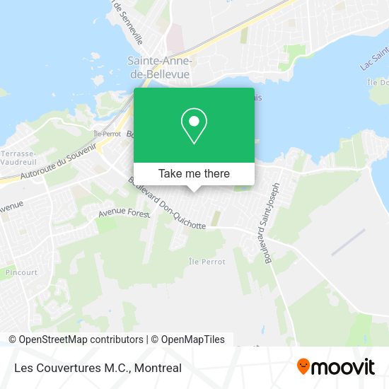 Les Couvertures M.C. map