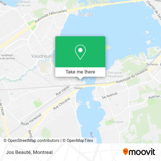 Jos Beauté map