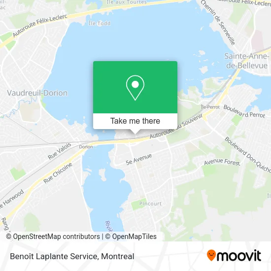 Benoît Laplante Service map