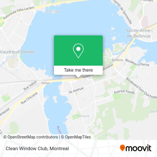 Clean Window Club map
