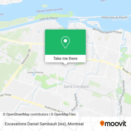 Excavations Daniel Sambault (les) map