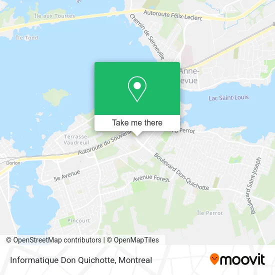 Informatique Don Quichotte map