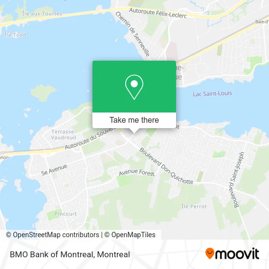 BMO Bank of Montreal map
