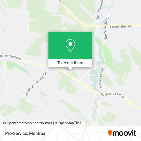 Pro-Service map