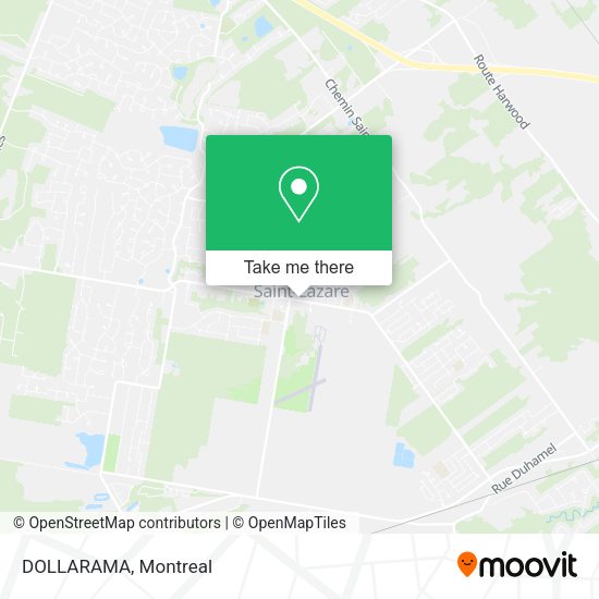 DOLLARAMA map