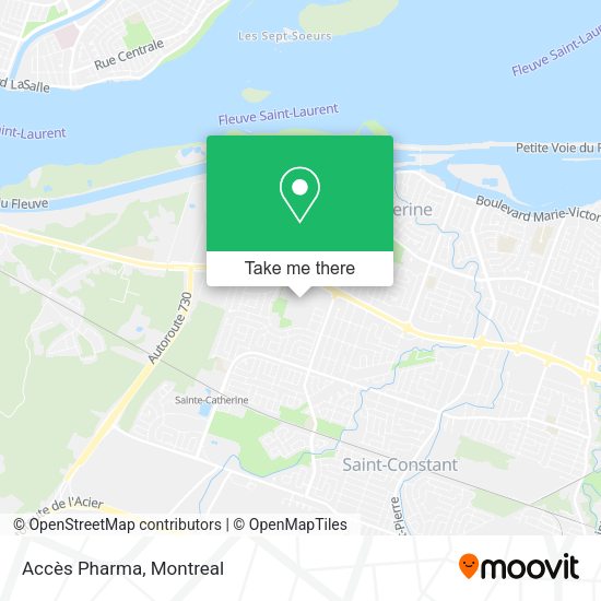 Accès Pharma map