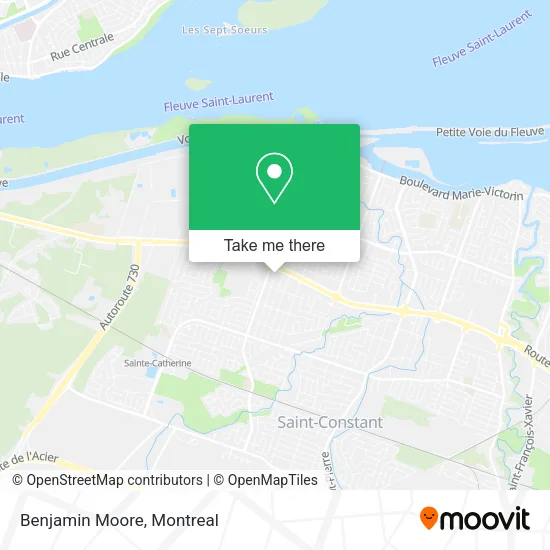 Benjamin Moore map