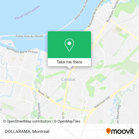 DOLLARAMA map