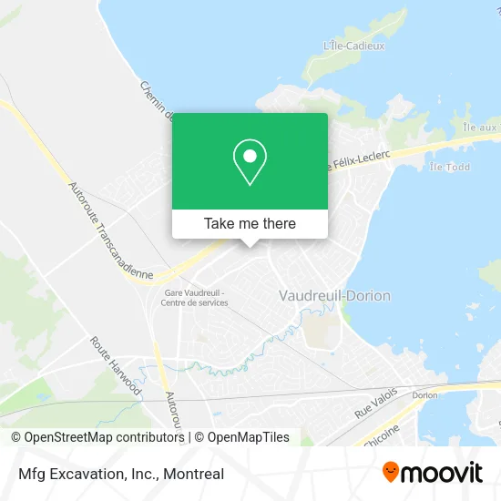 Mfg Excavation, Inc. map