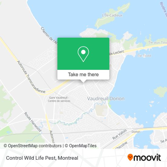 Control Wild Life Pest map