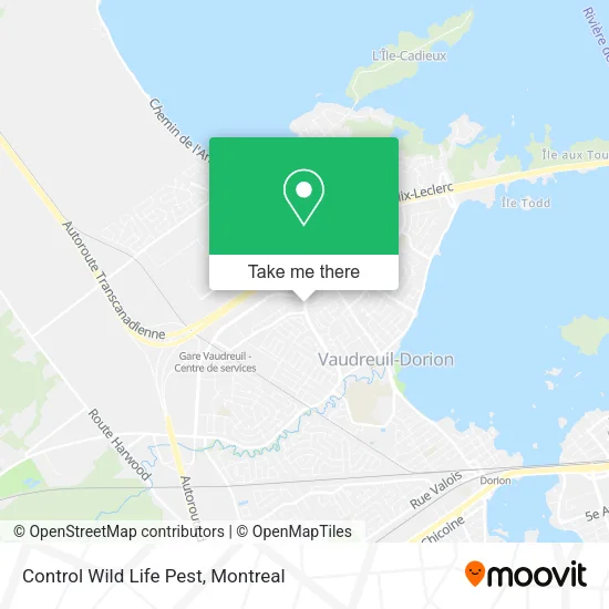Control Wild Life Pest map
