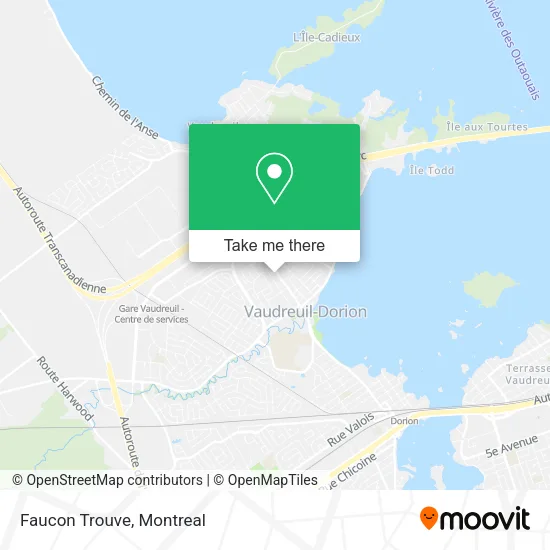 Faucon Trouve map