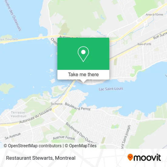 Restaurant Stewarts map