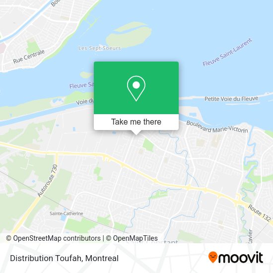 Distribution Toufah map