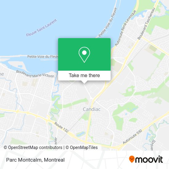 Parc Montcalm map