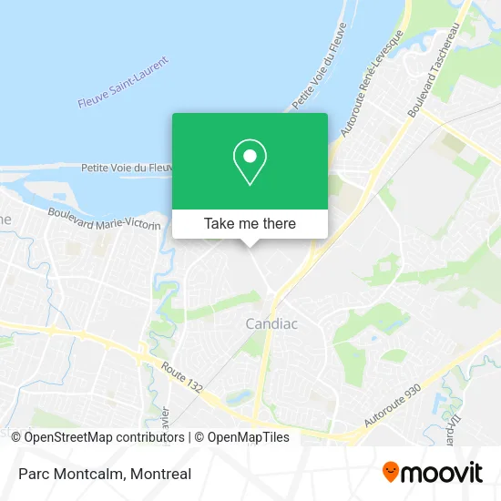 Parc Montcalm map