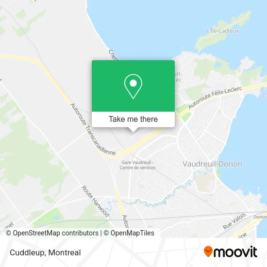 Cuddleup map