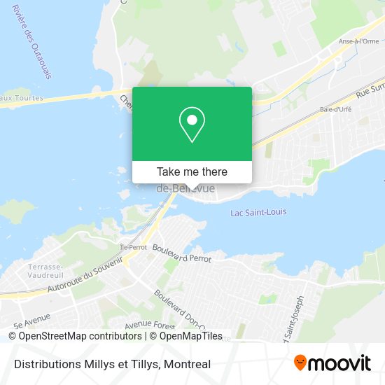 Distributions Millys et Tillys map
