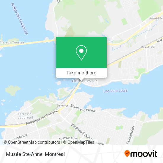 Musée Ste-Anne map