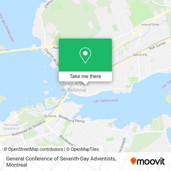 General Conference of Seventh-Day Adventists map