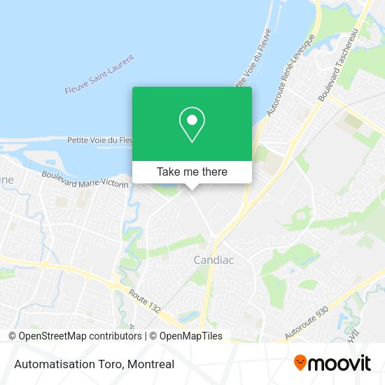 Automatisation Toro map