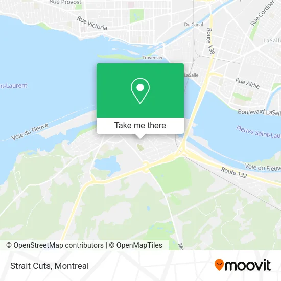 Strait Cuts map