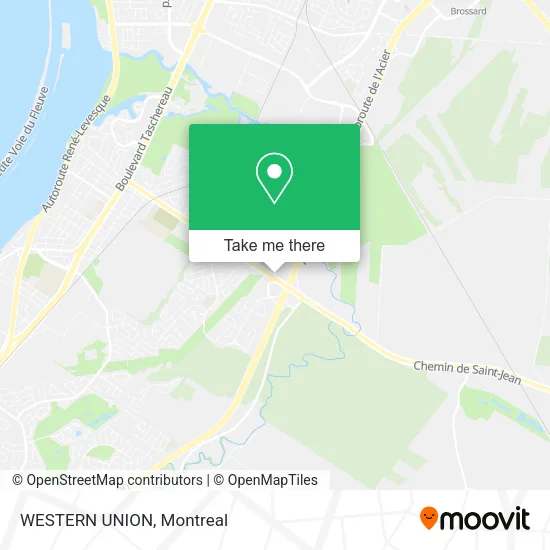WESTERN UNION map