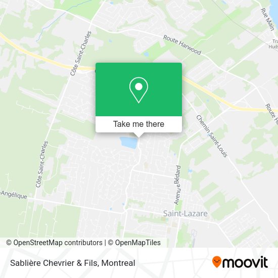 Sablière Chevrier & Fils map
