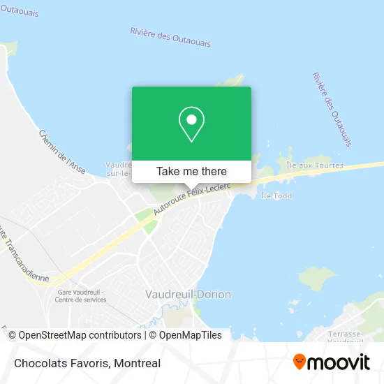 Chocolats Favoris map