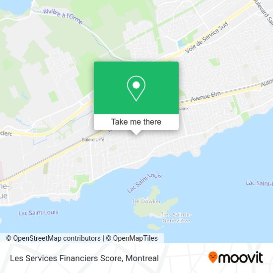 Les Services Financiers Score map