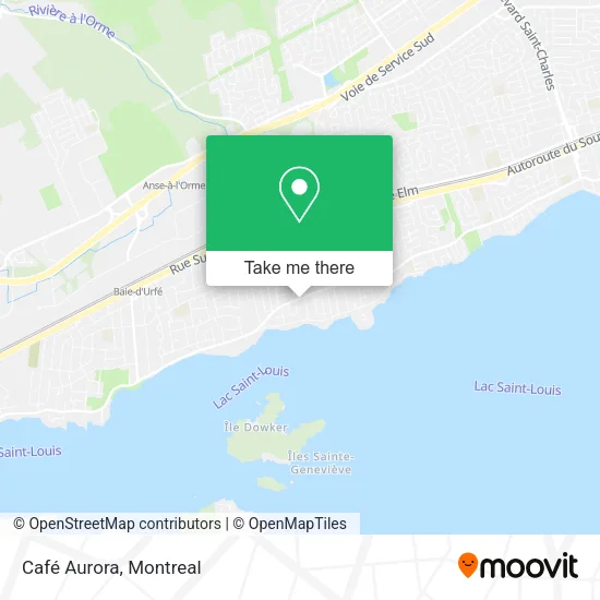 Café Aurora map