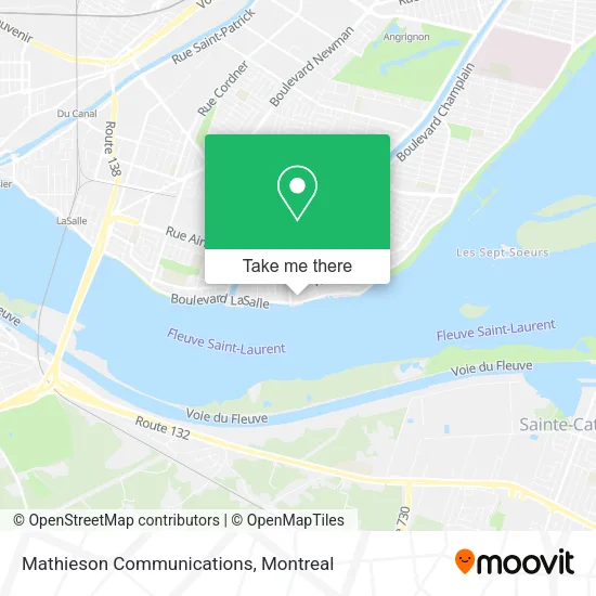 Mathieson Communications map