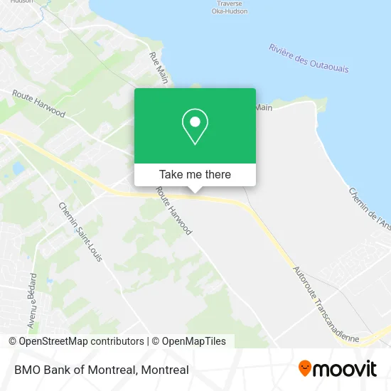 BMO Bank of Montreal map