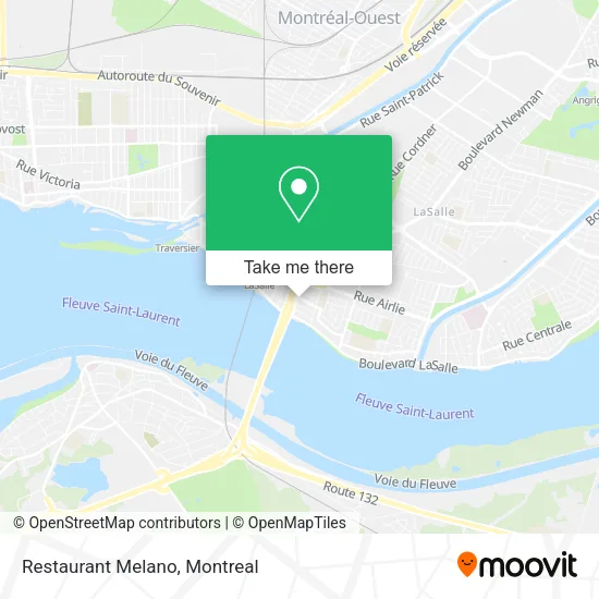 Restaurant Melano map