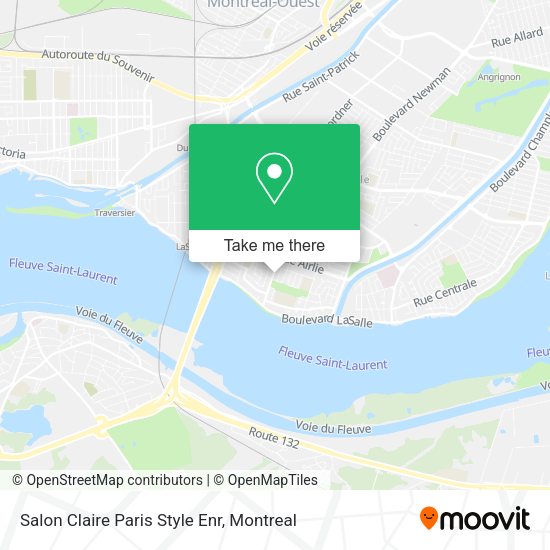 Salon Claire Paris Style Enr map