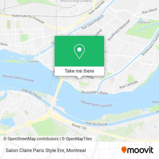 Salon Claire Paris Style Enr map