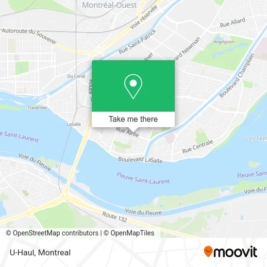 U-Haul map
